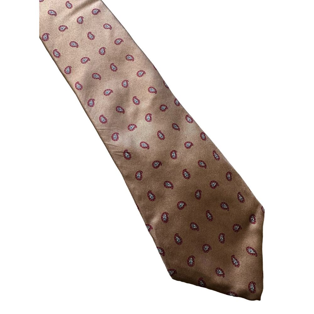 Vintage Kuppenheimer Silk Skinny Paisley Necktie